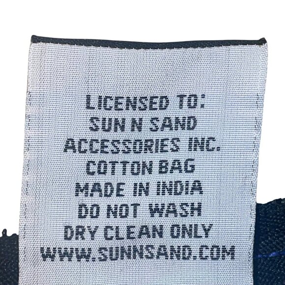 Laurel Burch Women’s Black Multicolor Cotton Cat Print Zipper Pouch Bag Sz S - Picture 4 of 10